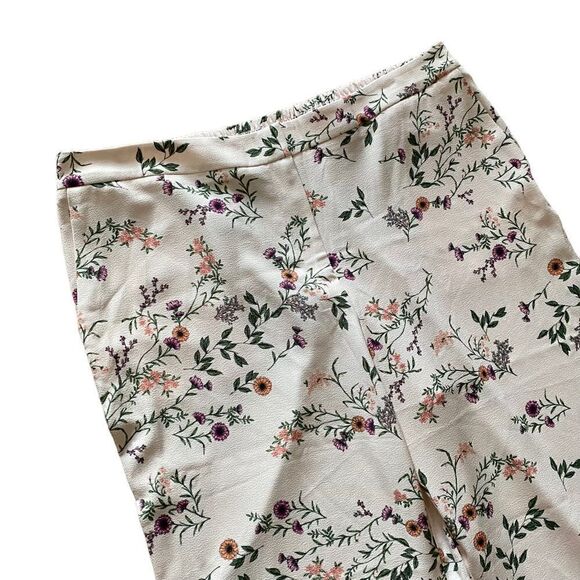 Alfani Womens Plus Crepe Floral Print Wide Leg Pants - Picture 4 of 13